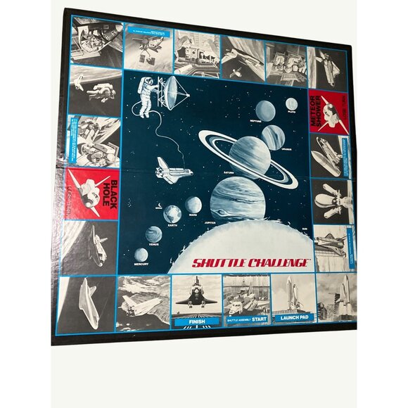 Shuttle Challenge 1980's NASA Space Exploration Vintage Board Game Ages 8+ - Picture 8 of 14